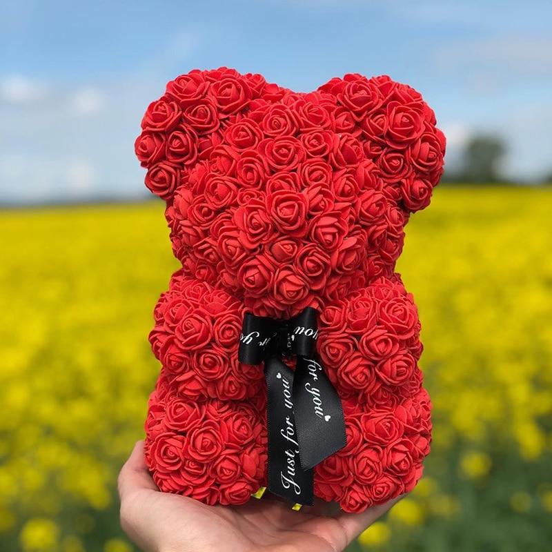 Best Red Rose Bear Gift 25cm/10 inch For Sale 