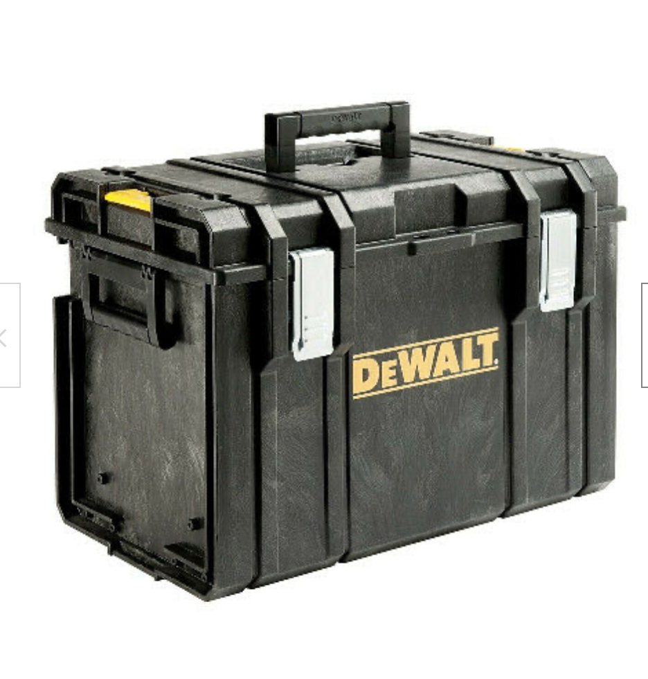 DEWALT DWST08204 ToughSystem DS400 Tool Case - XL, Black New - Bevelse
