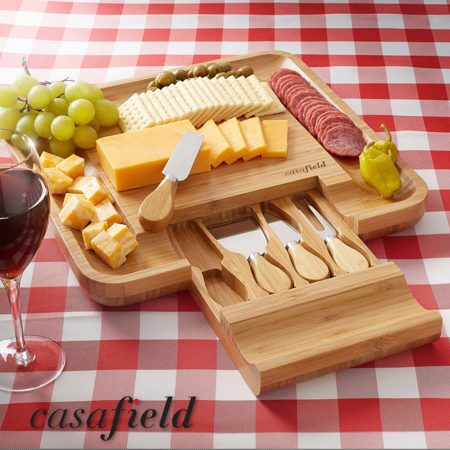 Best Charcuterie Bamboo Cheese Board For Sale